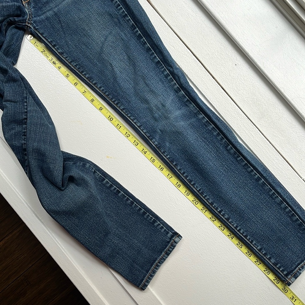 ๐๏ธ๐น American Eagle Outfitters โข Skinny Stretch Dark Wash Jeans โข Size 4 Regular - Picture 7 of 12
